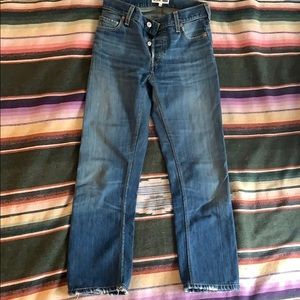 Re/Done Levi’s boyfriend jeans size 26